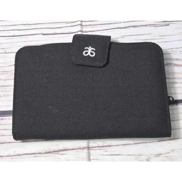 Arbonne Black Canvas Make Up And Brush Case - Picture 1 of 8